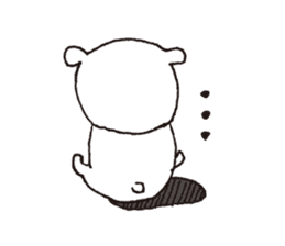 White dog and Shiba Inu and Surreal dog sticker #1419782