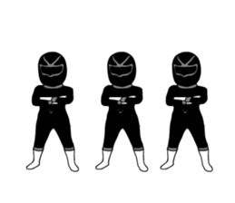 Black Old man sticker #1419958