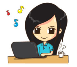 Manaw Lemon Lady sticker #1420172