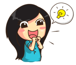 Manaw Lemon Lady sticker #1420178