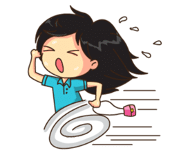 Manaw Lemon Lady sticker #1420179