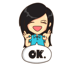 Manaw Lemon Lady sticker #1420181