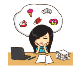 Manaw Lemon Lady sticker #1420187