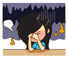 Manaw Lemon Lady sticker #1420200