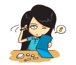 Manaw Lemon Lady sticker #1420207