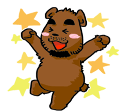 Gajumaru Bear sticker #1420389