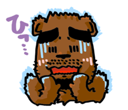 Gajumaru Bear sticker #1420400