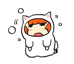 Mary of sheep sticker #1420455