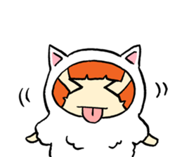 Mary of sheep sticker #1420461