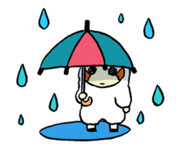 Mary of sheep sticker #1420467