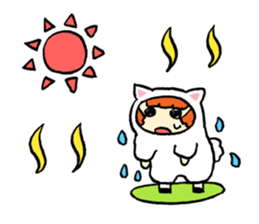 Mary of sheep sticker #1420468