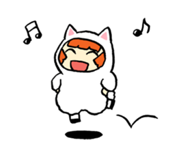 Mary of sheep sticker #1420474