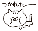 cat stickers drawn by a mouse. sticker #1420777