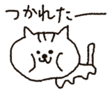 cat stickers drawn by a mouse. sticker #1420777