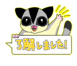A balloon of  sugar glider sticker #1421530