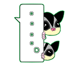 A balloon of  sugar glider sticker #1421534