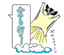 A balloon of  sugar glider sticker #1421543