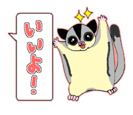 A balloon of  sugar glider sticker #1421560