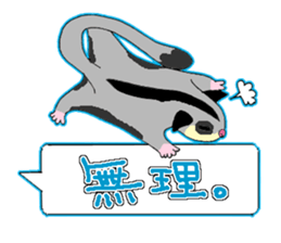 A balloon of  sugar glider sticker #1421564