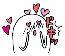 Round white friends2 sticker #1421752