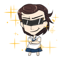 Jasmine : Public School Girl sticker #1421845