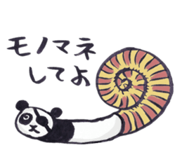 Eyepatch Panda 2 sticker #1421955