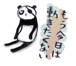 Eyepatch Panda 2 sticker #1421960