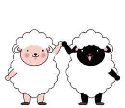 Lovely Fluffy Sheep sticker #1422065