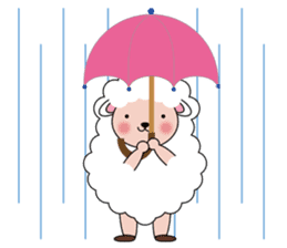 Lovely Fluffy Sheep sticker #1422066