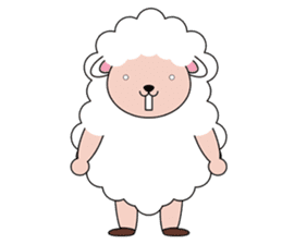 Lovely Fluffy Sheep sticker #1422067