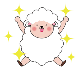 Lovely Fluffy Sheep sticker #1422068