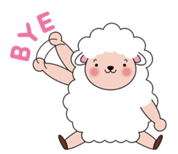 Lovely Fluffy Sheep sticker #1422074
