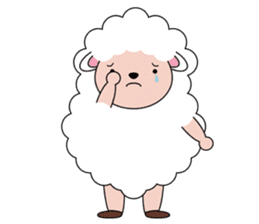 Lovely Fluffy Sheep sticker #1422087