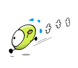 The Adventures of beans. sticker #1422902