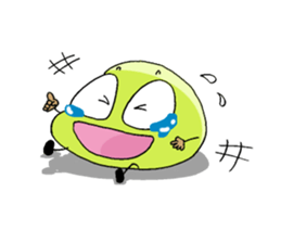 The Adventures of beans. sticker #1422906