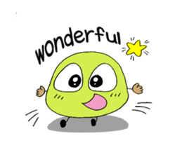 The Adventures of beans. sticker #1422917