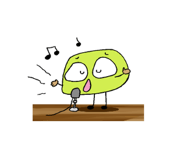 The Adventures of beans. sticker #1422922