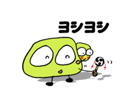 The Adventures of beans. sticker #1422925