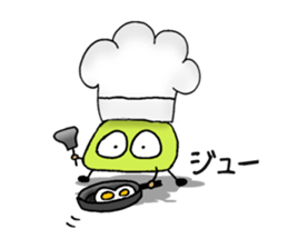 The Adventures of beans. sticker #1422926