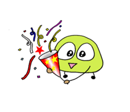 The Adventures of beans. sticker #1422933