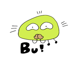 The Adventures of beans. sticker #1422934