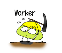 The Adventures of beans. sticker #1422935
