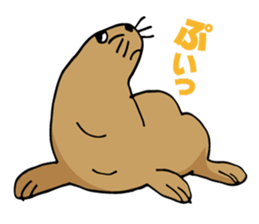 BAOchan of northern sea lion sticker #1423340