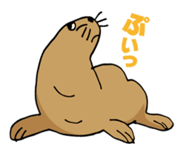 BAOchan of northern sea lion sticker #1423340
