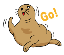 BAOchan of northern sea lion sticker #1423342