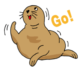 BAOchan of northern sea lion sticker #1423342
