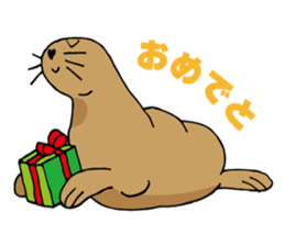 BAOchan of northern sea lion sticker #1423344
