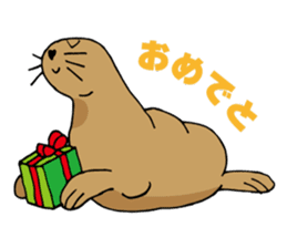 BAOchan of northern sea lion sticker #1423344
