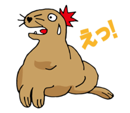 BAOchan of northern sea lion sticker #1423346