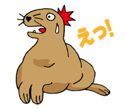 BAOchan of northern sea lion sticker #1423346